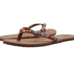 Billabong Drifting Daze Flip Flops Size 7